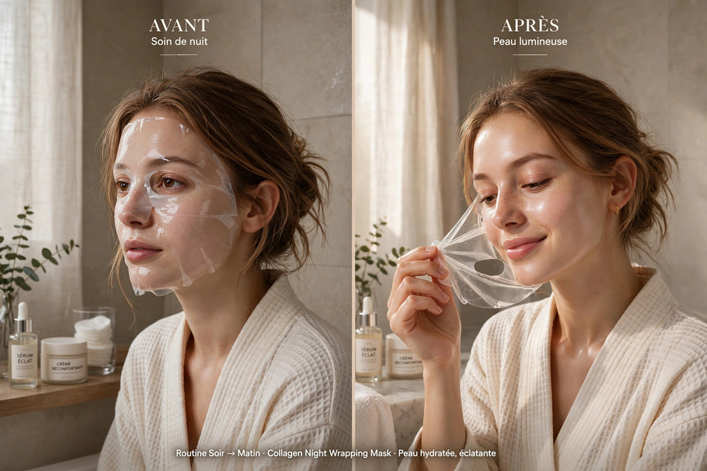 Masque de Nuit Hydrogel — Effet "Peau Neuve" Immédiat